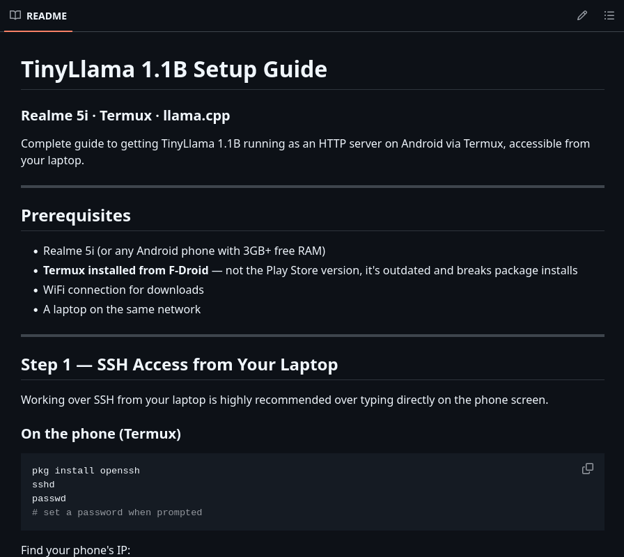 Android LLM Server screenshot