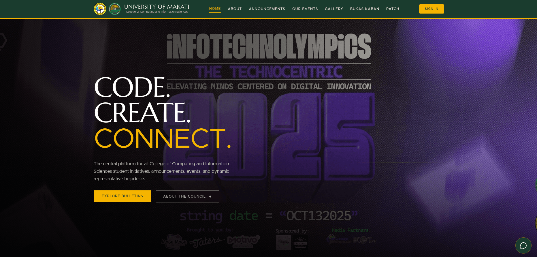 CCIS Centralized Portal screenshot